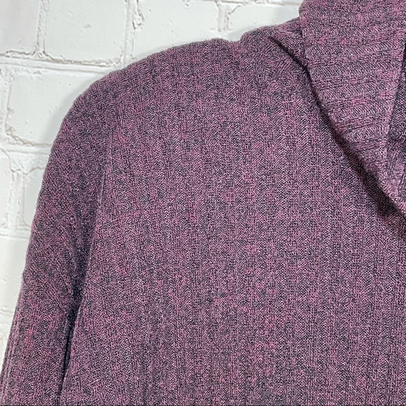 Athleta Sweater Womens Small Purple Turtleneck Ribbed Long Sleeve - Picture 6 of 11